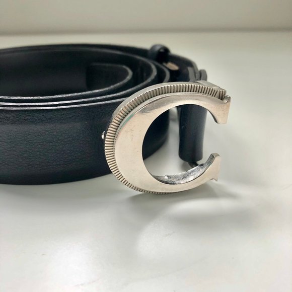 CANALI Genuine Leather Men's Belt - Picture 3 of 8
